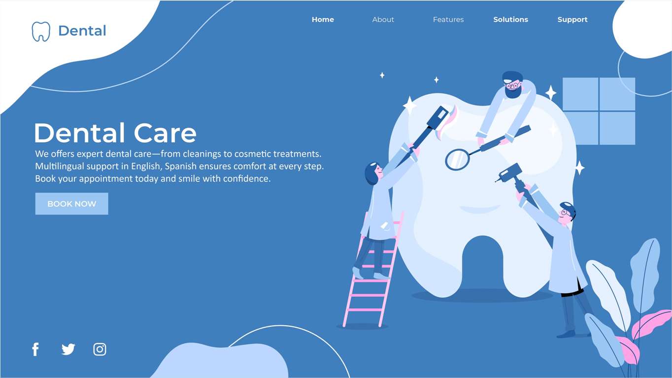 dentist website development