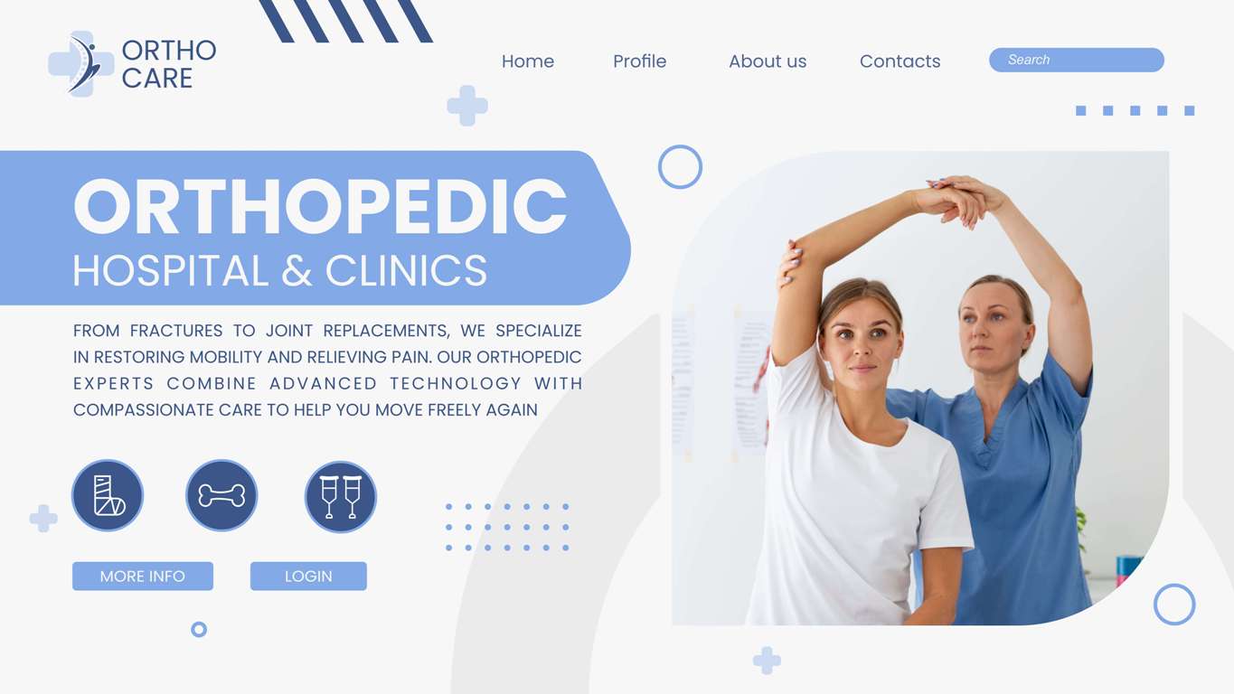 Orthopedic website development